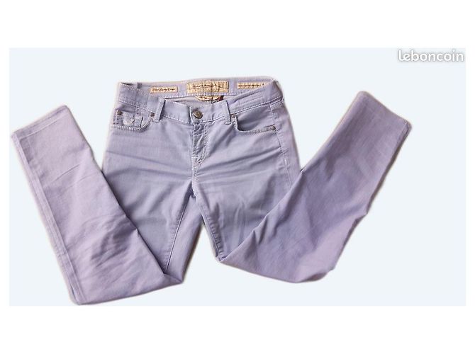 Jacob Cohen J711 Jeans Lilla Cotone Lavanda - vista 3