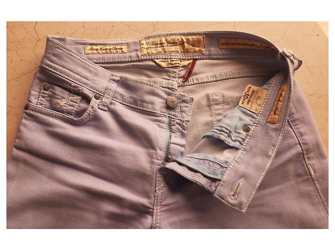 Jacob Cohen J711 Jeans Lilla Cotone Lavanda - vista 4