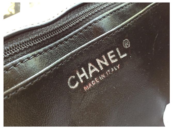 Borsa Chanel Jumbo in vernice nera Nero - vista 4