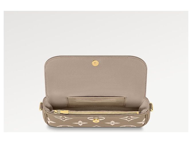 Louis Vuitton Portafoglio LV su catena IVY Beige - vista 2