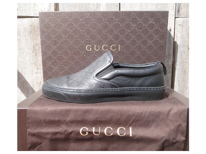 Mocassini Gucci P-Loafer in pelle nera 40 Nero - vista 2