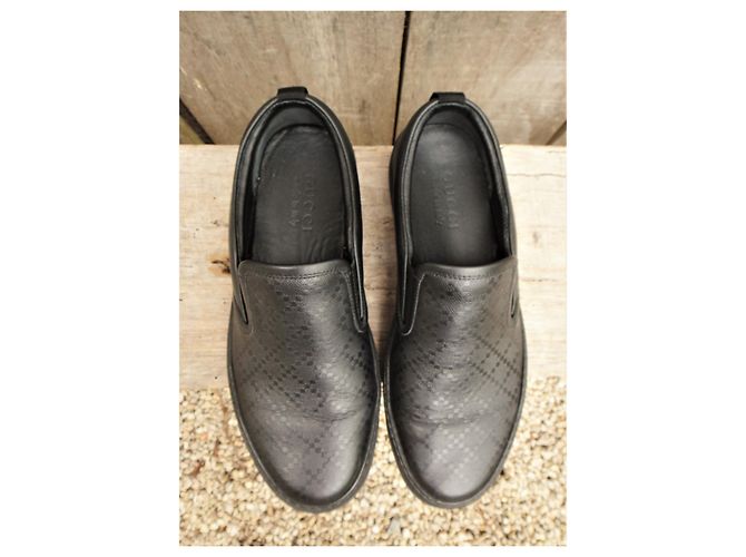 Mocassini Gucci P-Loafer in pelle nera 40 Nero - vista 4