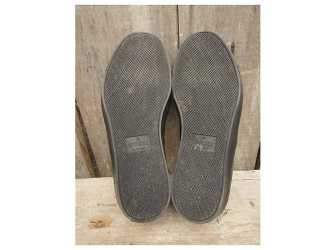 Mocassini Gucci P-Loafer in pelle nera 40 Nero - vista 6