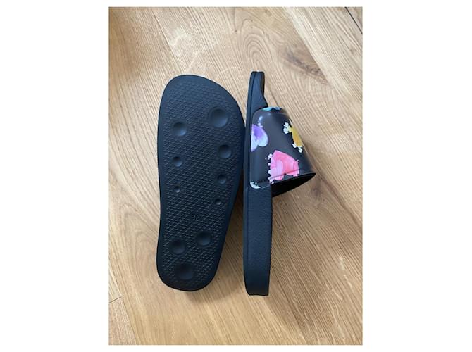 MSGM black rubber sandals - view 4