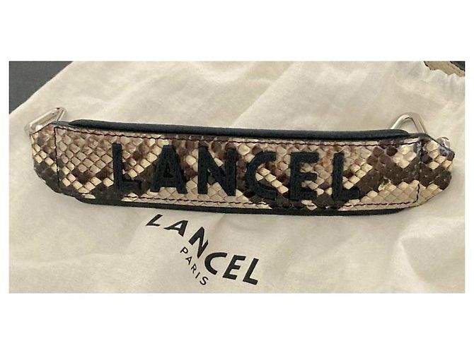 Lancel Ninon Borsa a mano in pelle beige - vista 8