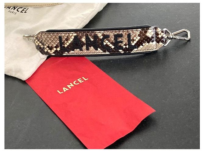 Lancel Ninon Borsa a mano in pelle beige - vista 9