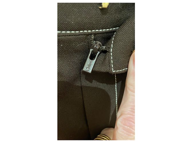 Calça cropped Chloé marrom lã - vista 3