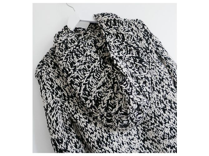 Céline Jersey de cachemir con capucha Celine x Michael Kors Negro Blanco - vista 5