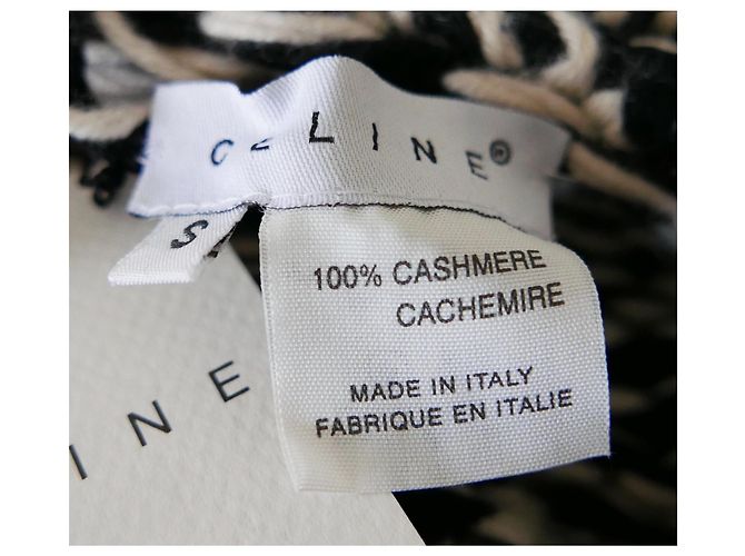 Céline Jersey de cachemir con capucha Celine x Michael Kors Negro Blanco - vista 7