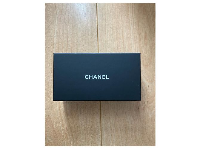 Occhiali da sole Chanel grigi e oro 24K Grigio - vista 11