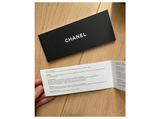 Occhiali da sole Chanel grigi e oro 24K Grigio - vista 4