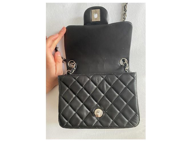 Timeless SCHWARZE CHANEL-KLASSISCHE TASCHE - Ansicht 4