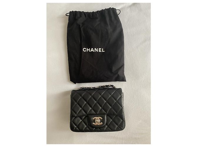Timeless SCHWARZE CHANEL-KLASSISCHE TASCHE - Ansicht 6