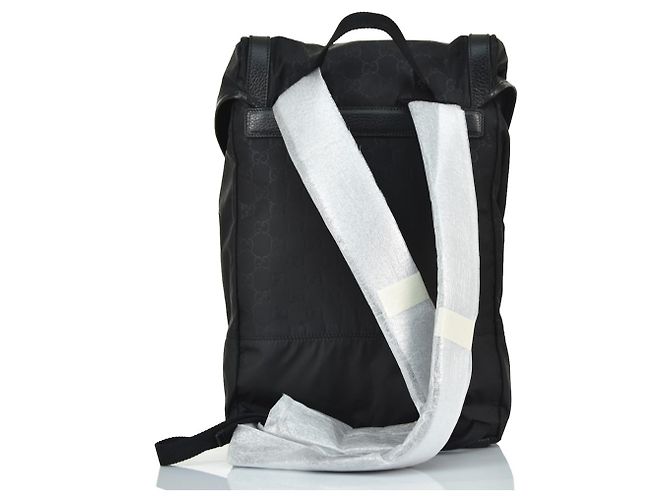Zaino Gucci nero essuto nylon dollar - vista 3