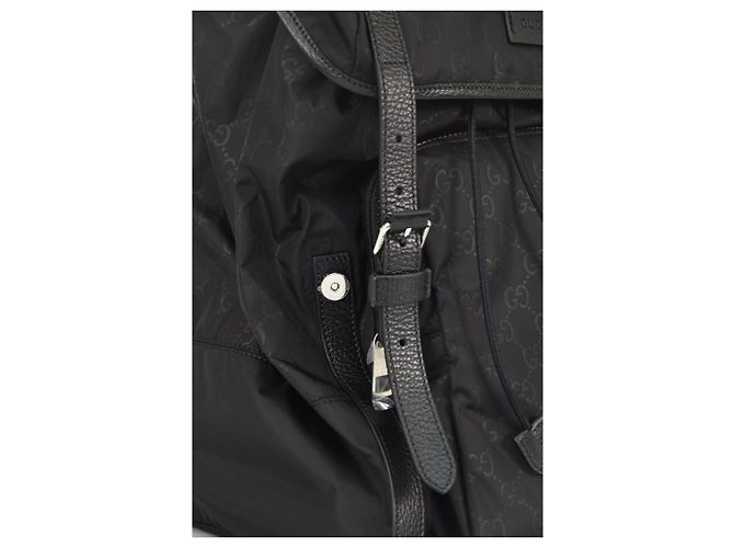 Zaino Gucci nero essuto nylon dollar - vista 6