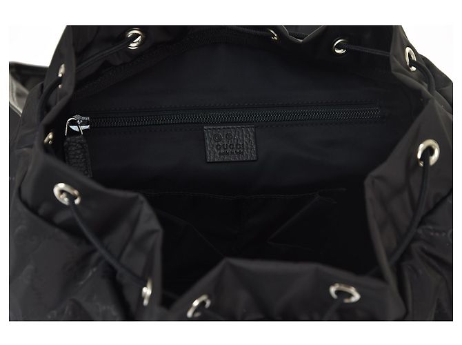 Zaino Gucci nero essuto nylon dollar - vista 7