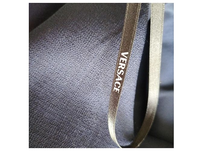 Versace Kleid aus blauer Wolle - Ansicht 4