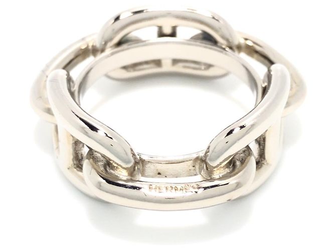 Ring Hermès Anneau de carré 90 Régate Silber - Ansicht 2