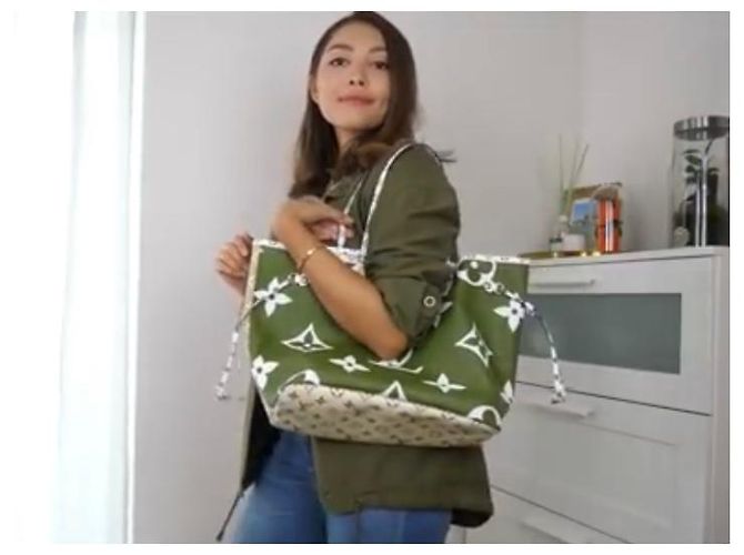 Neverfull Louis Vuitton Reisetasche Mehrfarben - Ansicht 10