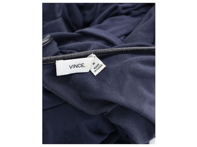 Vince VESTIDO VENCE DE ALGODÓN AZUL MARINO - vista 4