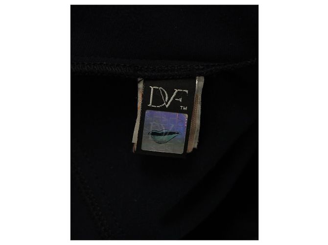 Mini abito Diane Von Furstenberg con maniche a sbuffo in viscosa blu navy - vista 5