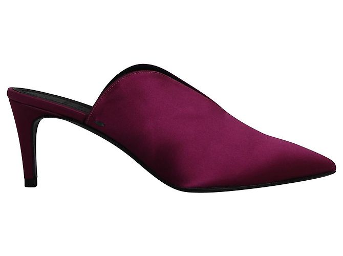 Mules Aeyde Sylvie in raso rosa - vista 6