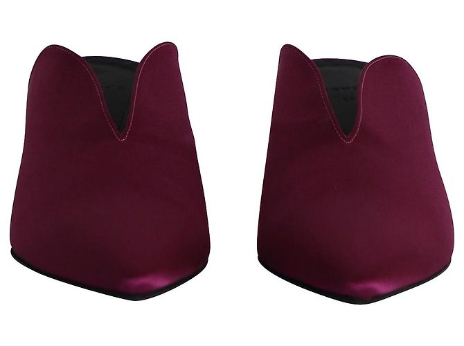 Mules Aeyde Sylvie in raso rosa - vista 7
