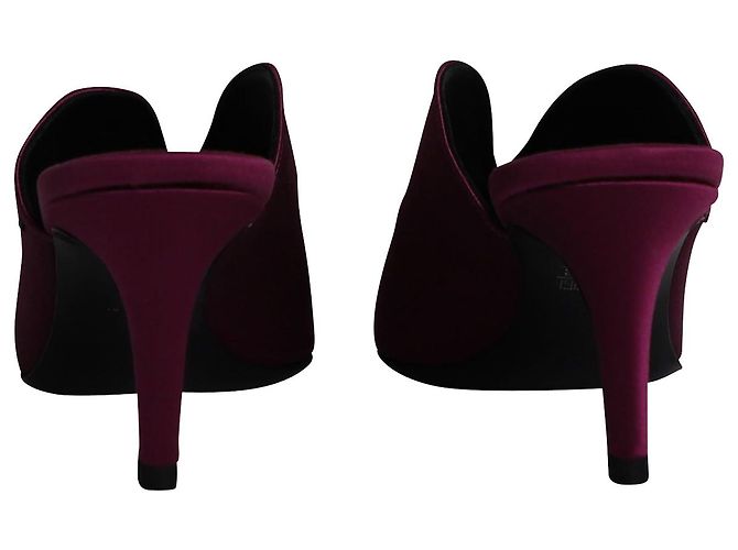Mules Aeyde Sylvie in raso rosa - vista 8