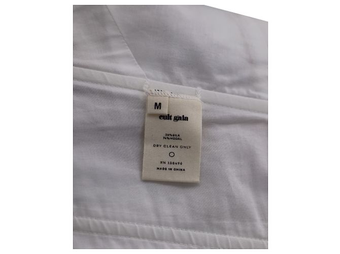Cult Gaia Gail Top con spalle scoperte in seta multicolore Stampa python - vista 4