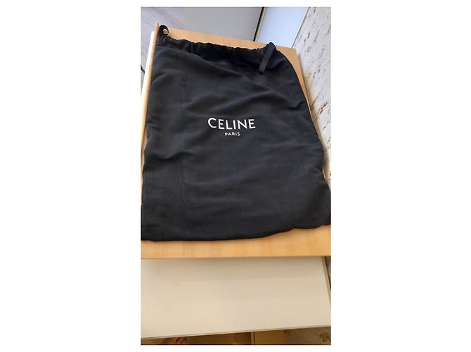 Watch me Céline BOLSA BALDE DE COURO TRIOMPHE PEQUENA COM BORDADO TRIOMPHE TAN - vista 7