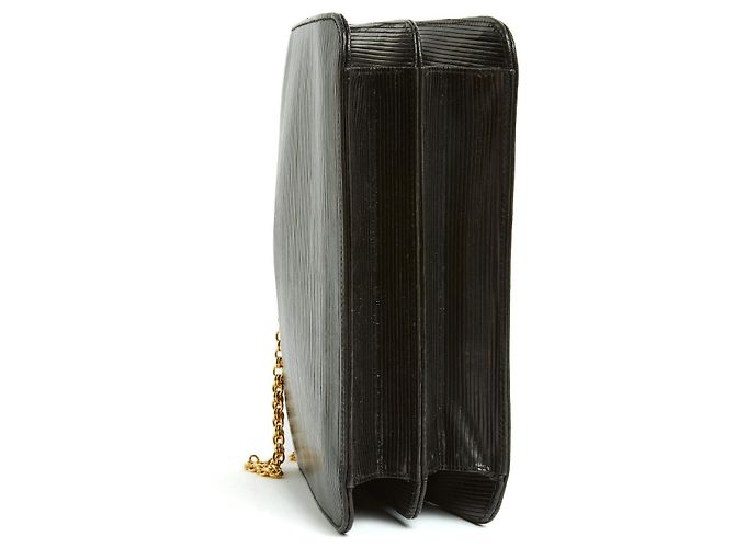 Chloé Vintage schwarzes Epi-Leder - Ansicht 2
