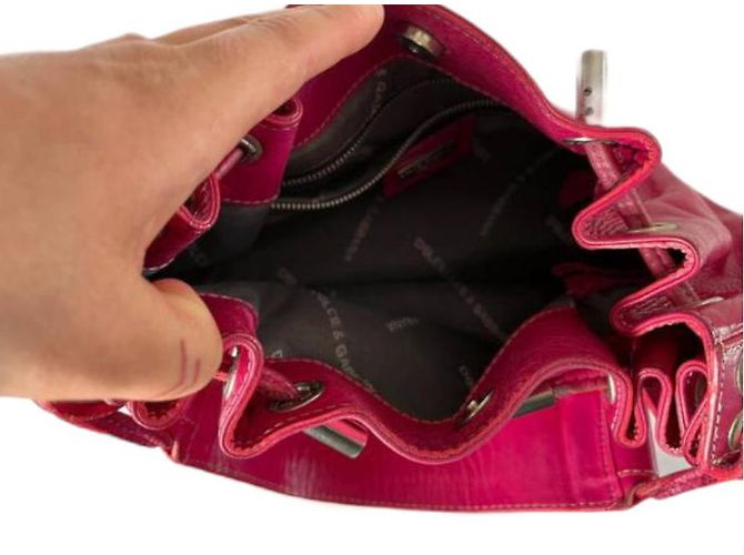 Borsa a mano Dolce & Gabbana in pelle rosa - vista 3
