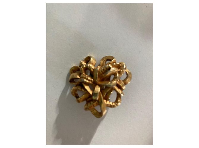 Orecchini Christian Lacroix a forma di cuore dorati D'oro - vista 2