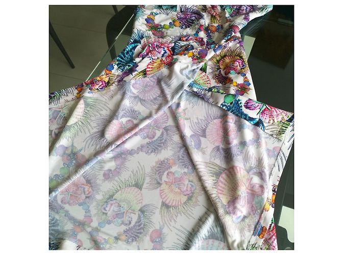 Autre Marque Mehrfarbiges Kleid aus Polyester Mehrfarben - Ansicht 3