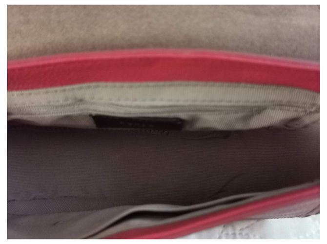 Borsa a tracolla Furla in pelle di vitello rosso bordeaux - vista 12