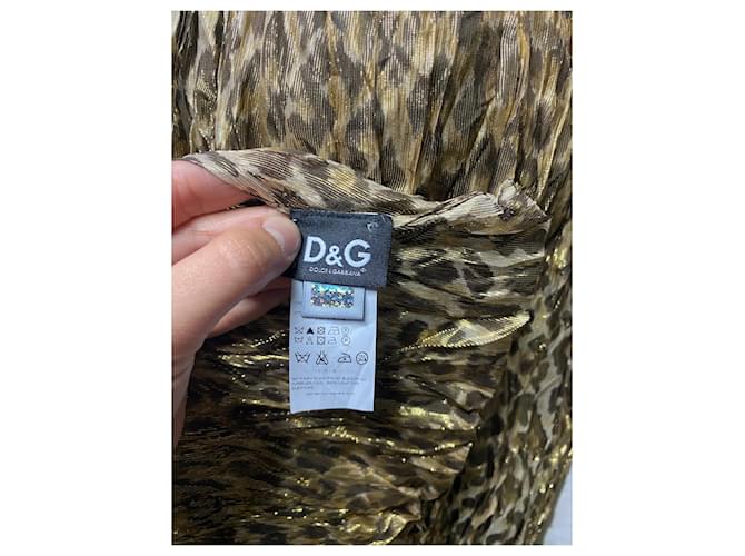 Dolce & Gabbana Foulard dolce e gabbana Marrone Nero D'oro - vista 3