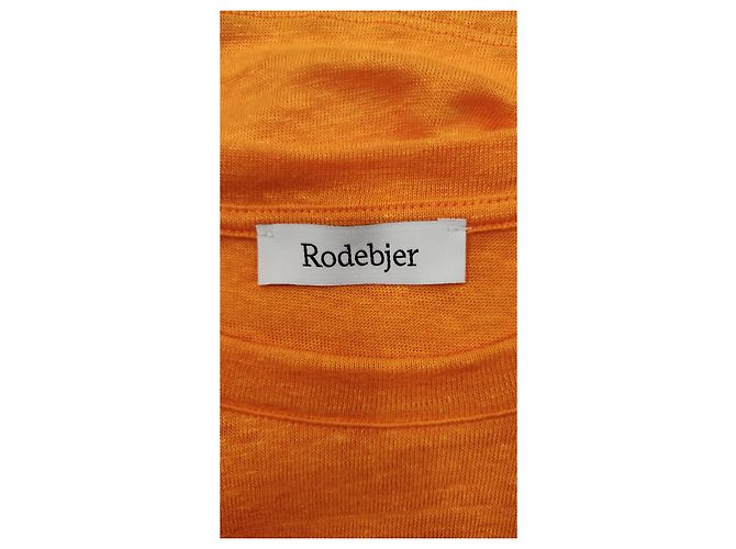 Autre Marque Top de lino naranja Rodebjer - vista 3