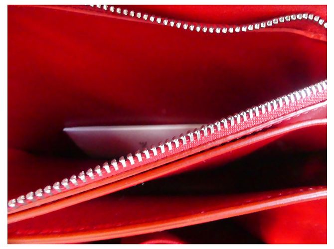 Borsa Céline Box Rossa in Pelle Media Rosso - vista 10