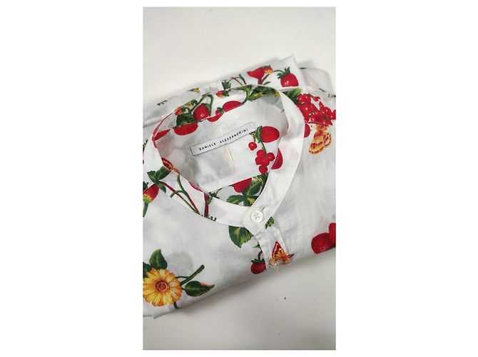 Camicia floreale in cotone Daniele Alessandrini Multicolore - vista 6