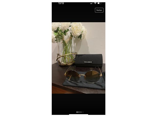 Gafas de sol D&G doradas Dorado - vista 2