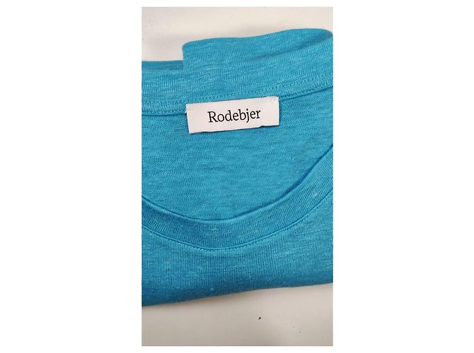 Autre Marque Top de lino azul Rodebjer Talla M - vista 4