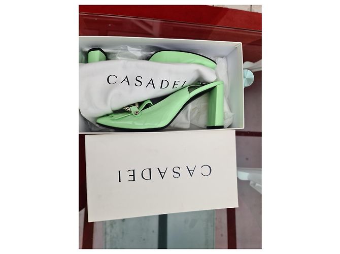 Casadei Csadei-Absätze im Farbton Tiffany Mint Sorbet – Größe 41 Hellgrün - Ansicht 13