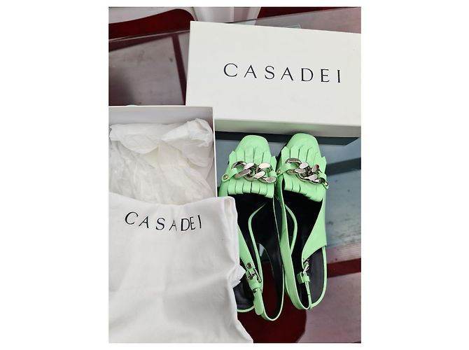 Casadei Csadei-Absätze im Farbton Tiffany Mint Sorbet – Größe 41 Hellgrün - Ansicht 2