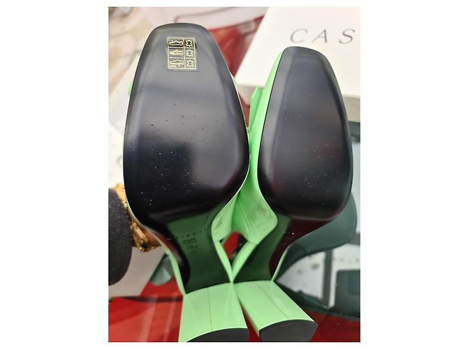 Casadei Csadei-Absätze im Farbton Tiffany Mint Sorbet – Größe 41 Hellgrün - Ansicht 4