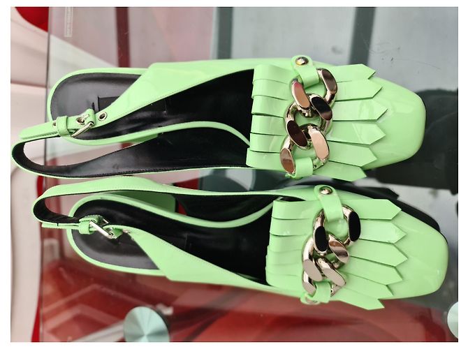 Casadei Csadei-Absätze im Farbton Tiffany Mint Sorbet – Größe 41 Hellgrün - Ansicht 9