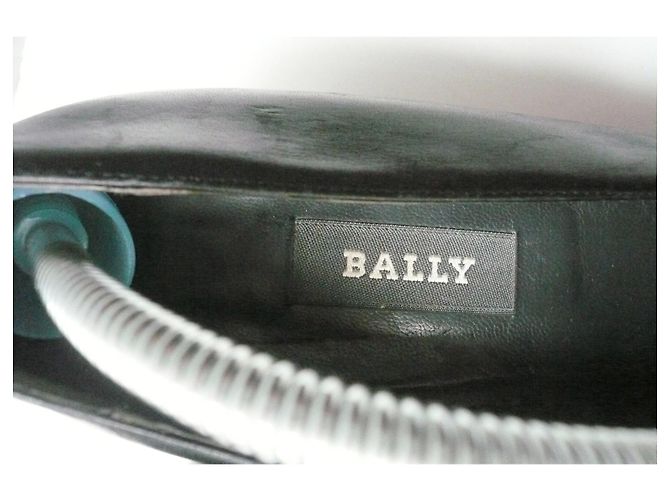 BALLY Mocassini in pelle nera stile Gucci tacco superbo T40,5 IT Nero - vista 5