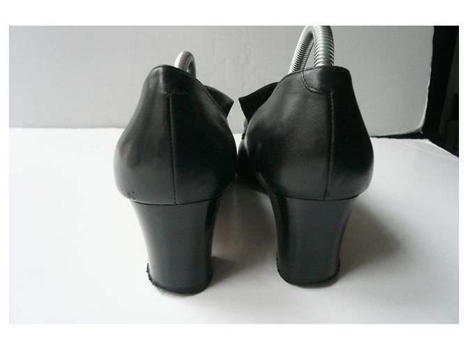BALLY Mocassini in pelle nera stile Gucci tacco superbo T40,5 IT Nero - vista 6