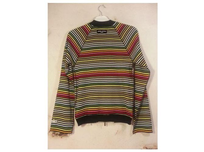 Sonia Rykiel Mehrfarbig gestreifte Baumwolljacke - Ansicht 2
