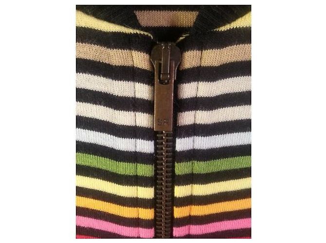 Sonia Rykiel Mehrfarbig gestreifte Baumwolljacke - Ansicht 3