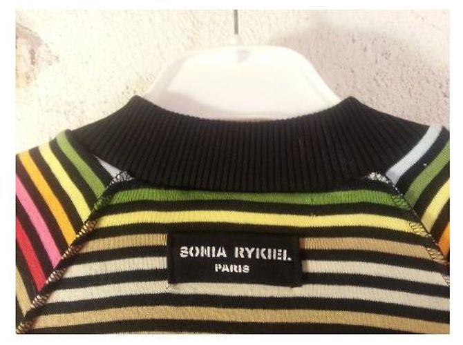 Sonia Rykiel Mehrfarbig gestreifte Baumwolljacke - Ansicht 6